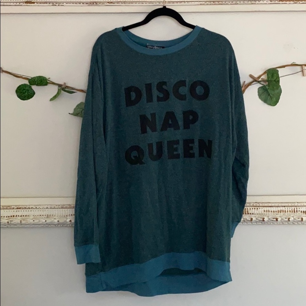 Wildfox pullover “disco nap queen”
